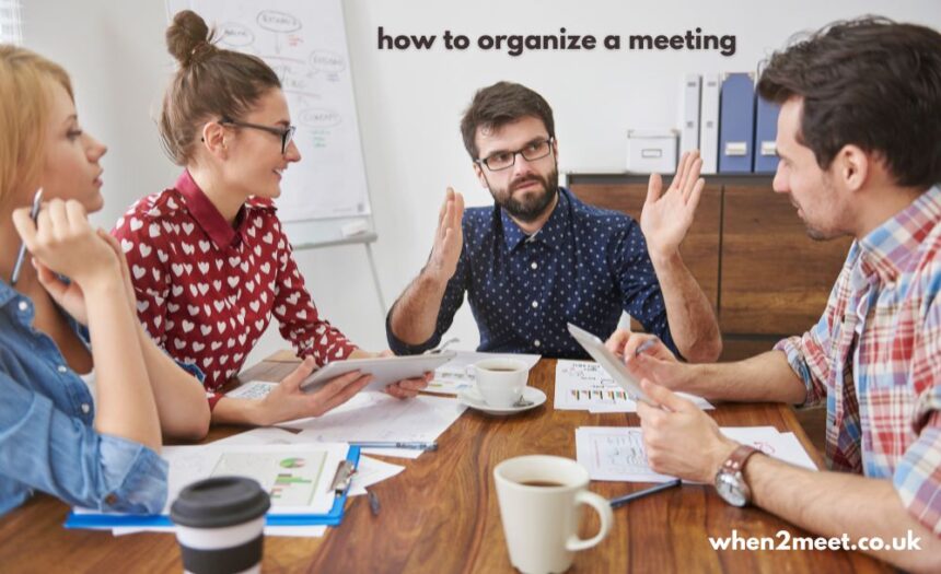 how to organize a meeting