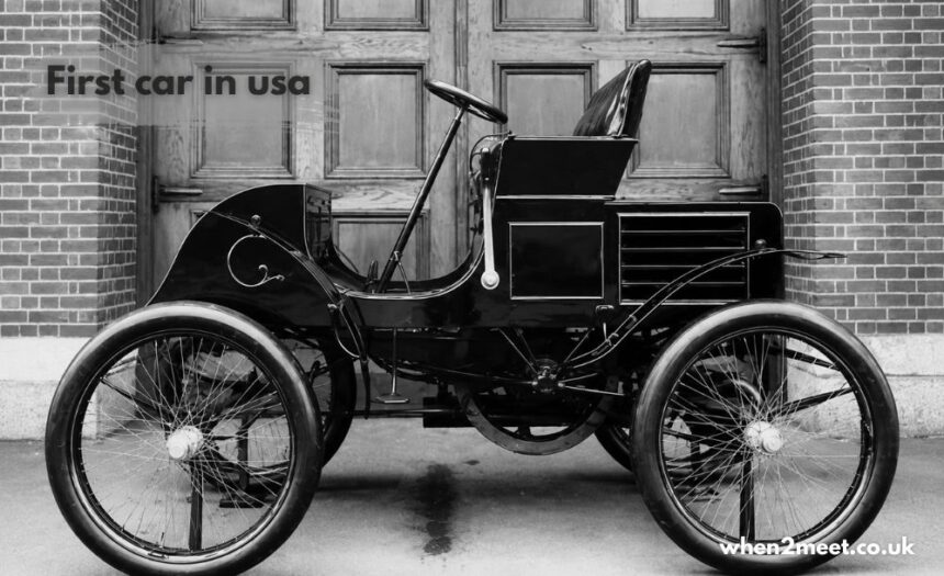 First car in usa