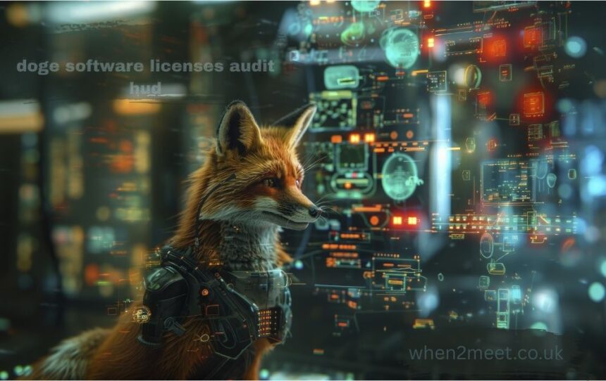 doge software licenses audit hud