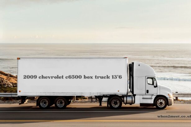 2009 chevrolet c6500 box truck 13'6