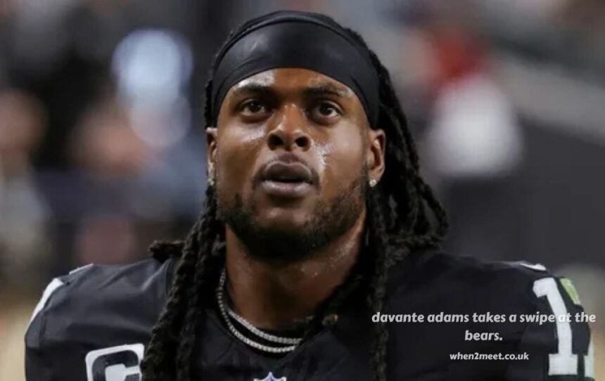 davante adams takes a swipe at the bears.