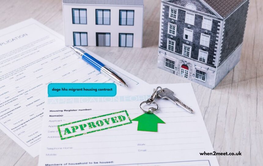 doge hhs migrant housing contract