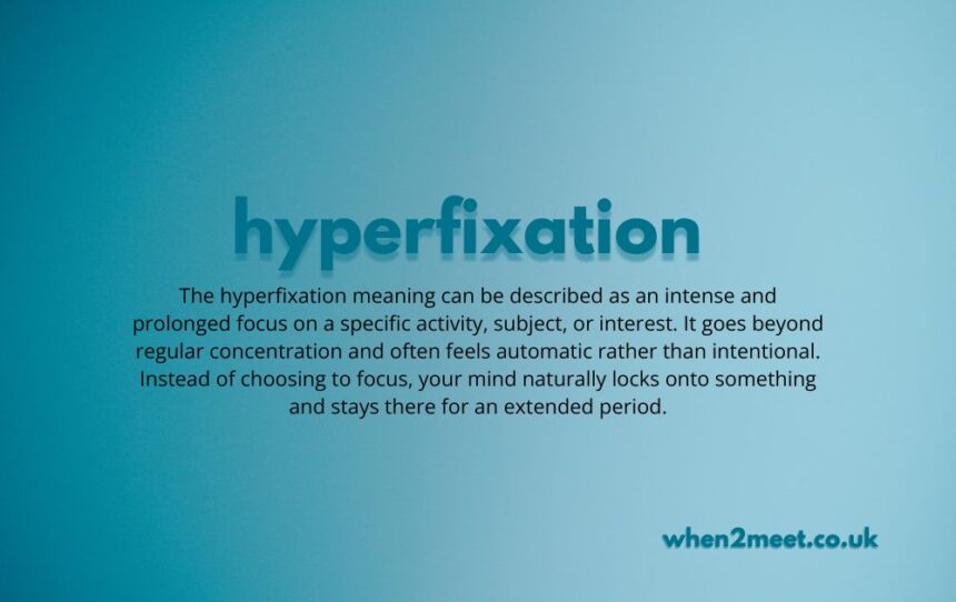 hyperfixation