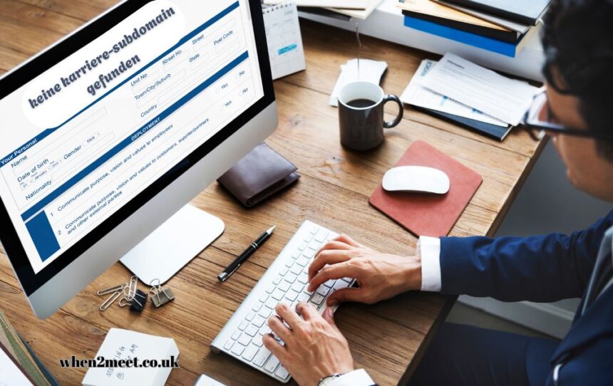 keine karriere-subdomain gefunden