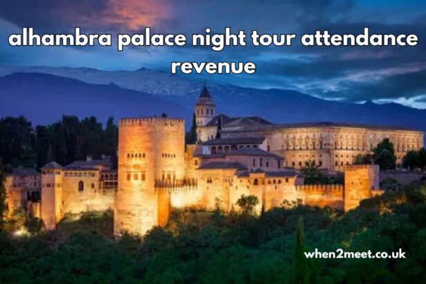 alhambra palace night tour attendance revenue