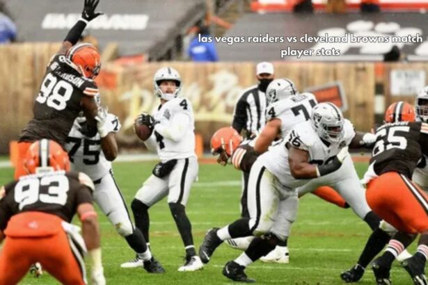las vegas raiders vs cleveland browns match player stats