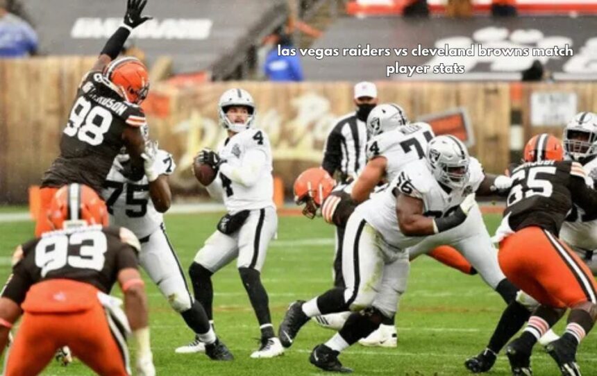 las vegas raiders vs cleveland browns match player stats