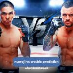 nueraji vs crosbie prediction