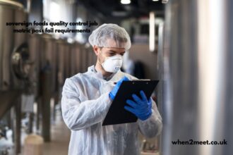 sovereign foods quality control job matric pass fail requirements