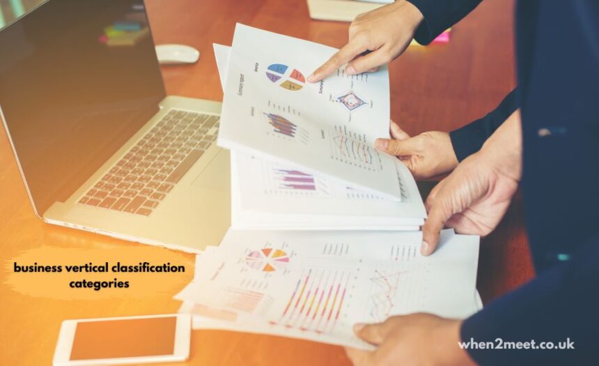 business vertical classification categories