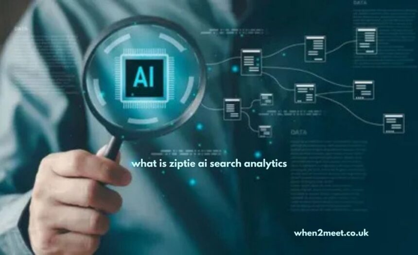 what is ziptie ai search analytics