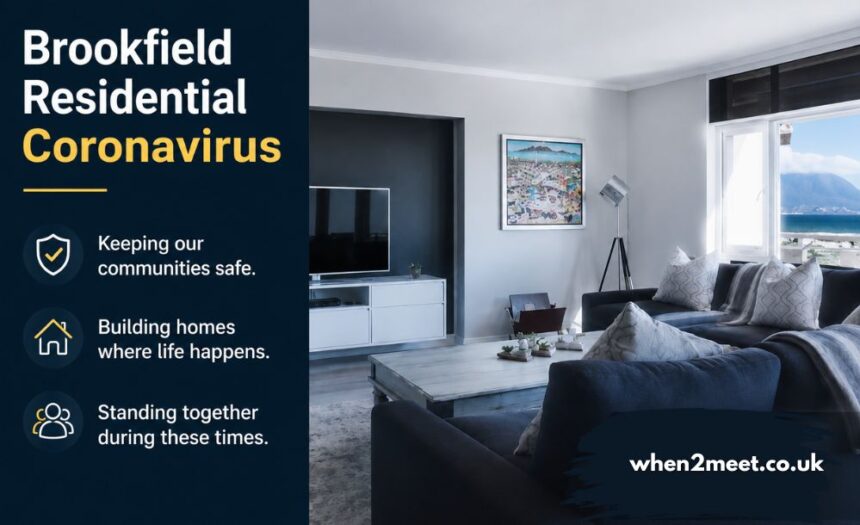 brookfield residential coronavirus