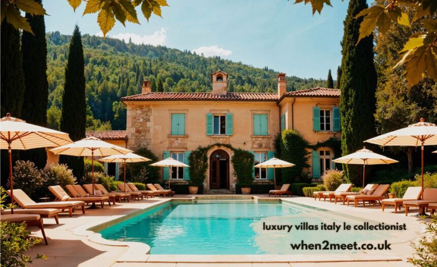 luxury villas italy le collectionist