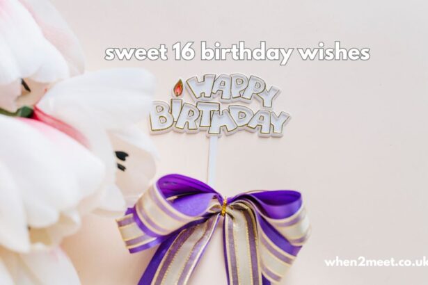 sweet 16 birthday wishes