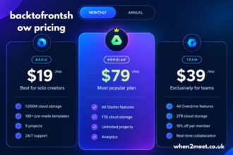 backtofrontshow pricing
