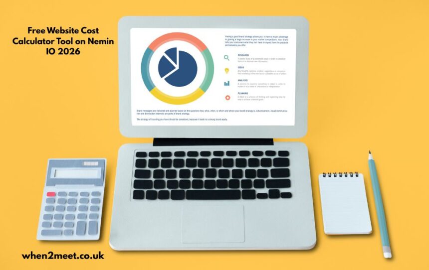 free website cost calculator tool on nemin io