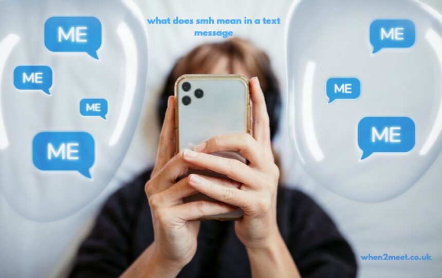 what does smh mean in a text message